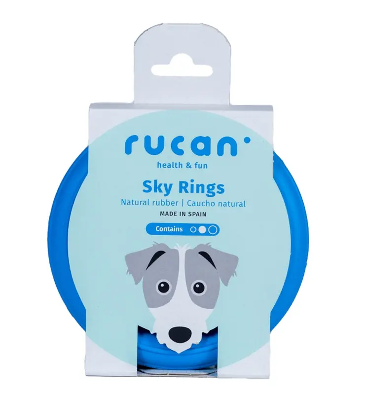 Rucan Sky Rings azul de caucho natural
